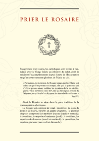 Prier le rosaire